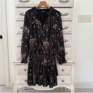 Black Celestial Psychedelic Dress